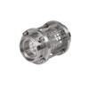 Sight glass Series: 7007 Stainless steel/Borosilicate PN16 Food coupling DIN 11851 Rd 28 x 1/8" DN10